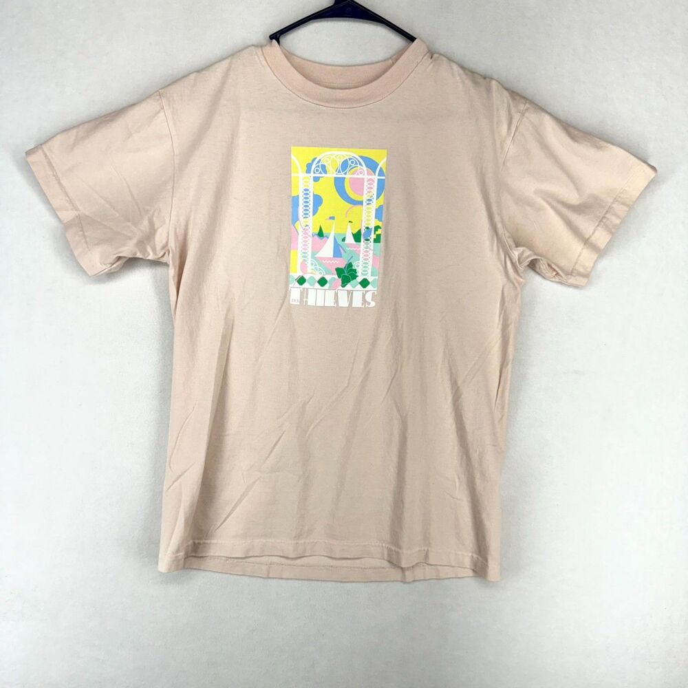 100 Thieves 2023 Monaco Collection Men's Short Sleeve‎ Cotton Tshirt Size M